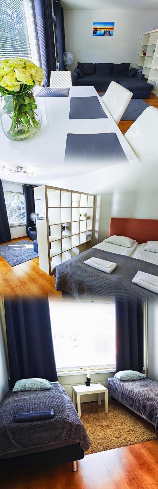 3-Room Apartment In Oulu Center, Parking מראה חיצוני תמונה